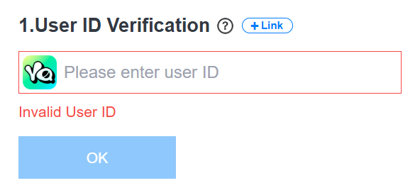 Enter Yalla User ID Enter Yalla User ID